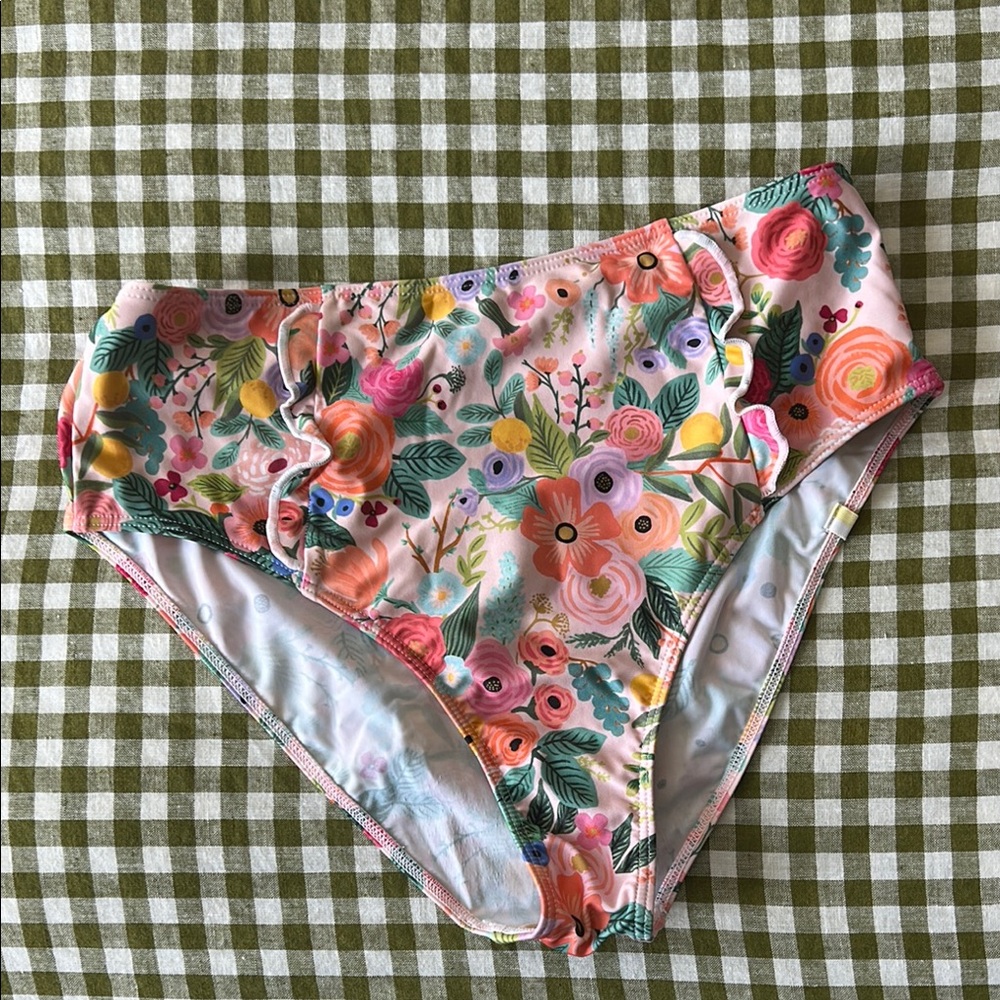 Summersalt Rifle Paper Co. Floral Bikini Bottoms